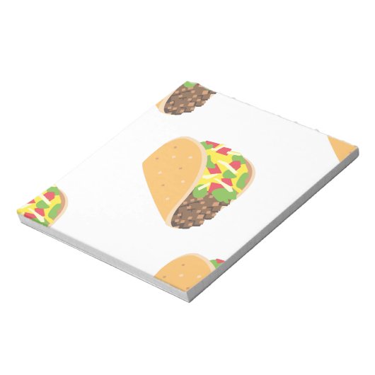 emoji taco notitieblok (Linkerzijde)