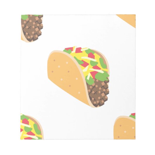 emoji taco notitieblok (Voorkant)
