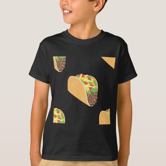 emoji taco t-shirt (Voorkant)