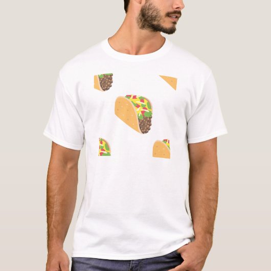 emoji taco t-shirt (Voorkant)