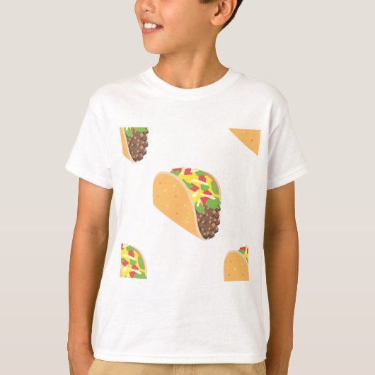 emoji taco t-shirt (Voorkant)