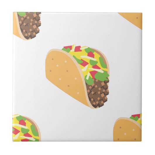emoji taco tegeltje (Voorkant)