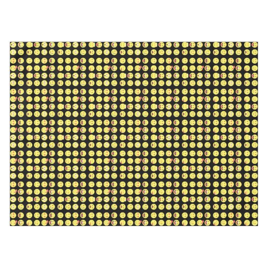 Emoji Tafelkleed (Voorkant (Horizontaal))