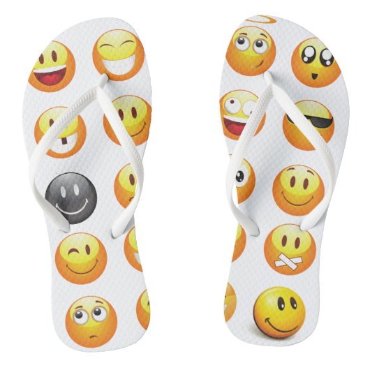 Emoji teenslippers Sandalen Schoenen (Voetbed)