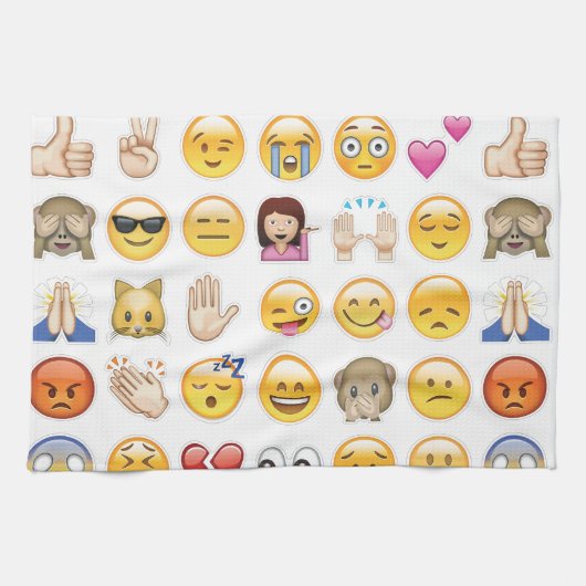 emoji theedoek (Horizontaal)