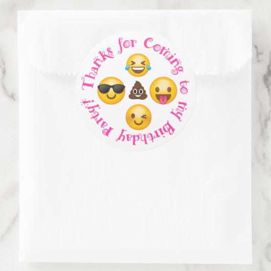 Emoji thema dank u sticker (Tas)