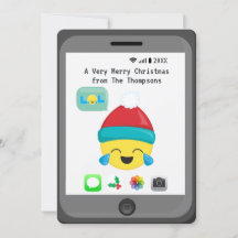 Emoji thema Prettig Kerstbericht