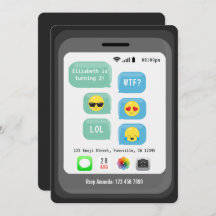 Emoji thema Verjaardagsfeest