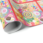 Emoji Traktaties Feestje Cadeaupapier (Rol Hoek)