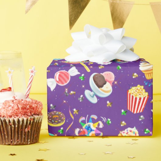 Emoji Traktaties Inpakpapier (Verjaardagsfeest)