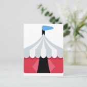 Emoji Twitter - Circus Tent Briefkaart (Staand voorkant)
