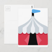 Emoji Twitter - Circus Tent Briefkaart (Voorkant / Achterkant)