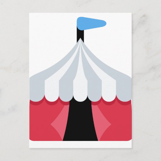 Emoji Twitter - Circus Tent Briefkaart (Voorkant)