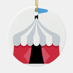 Emoji Twitter - Circus Tent Keramisch Ornament
