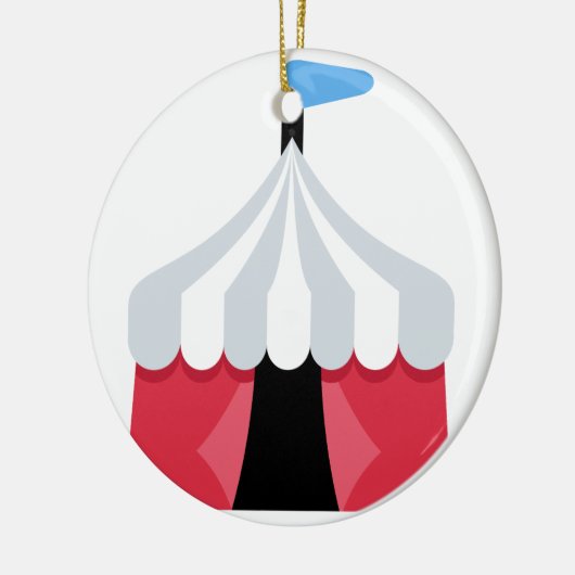 Emoji Twitter - Circus Tent Keramisch Ornament (Links)
