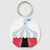 Emoji Twitter - Circus Tent Sleutelhanger (Voorkant)