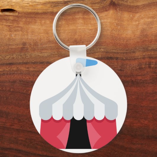 Emoji Twitter - Circus Tent Sleutelhanger (Voorkant)