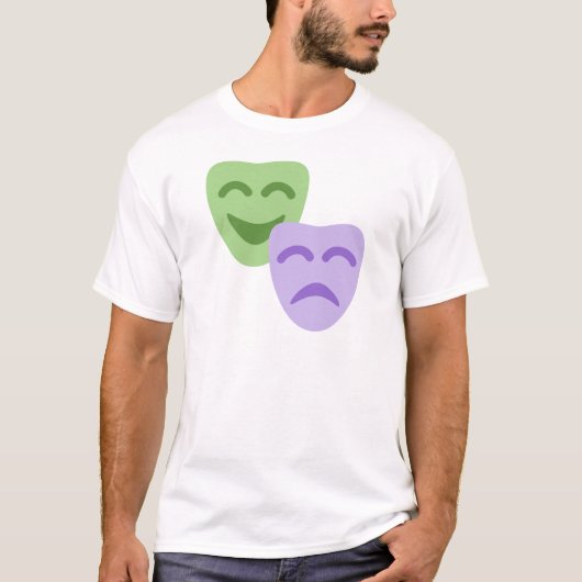 Emoji Twitter - Drama Theater T-shirt (Voorkant)