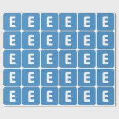 emoji Twitter - Letter E Cadeaupapier (Vlak)