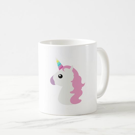 Emoji Unicorn Koffiemok (Voorkant rechts)