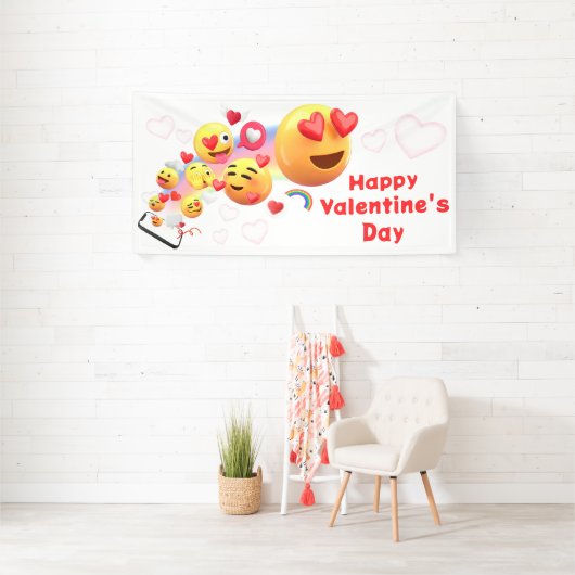 Emoji Valentijnsdag Banner (Insitu)
