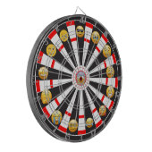 Emoji van de dag dartbord (Voorkant Links)