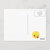 Emoji Verjaardagsfeestje Briefkaart (Achterkant)