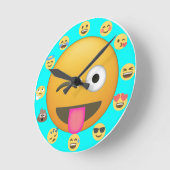 Emoji verschillende gezichten voor aantallen Kinde Ronde Klok (Hoek)