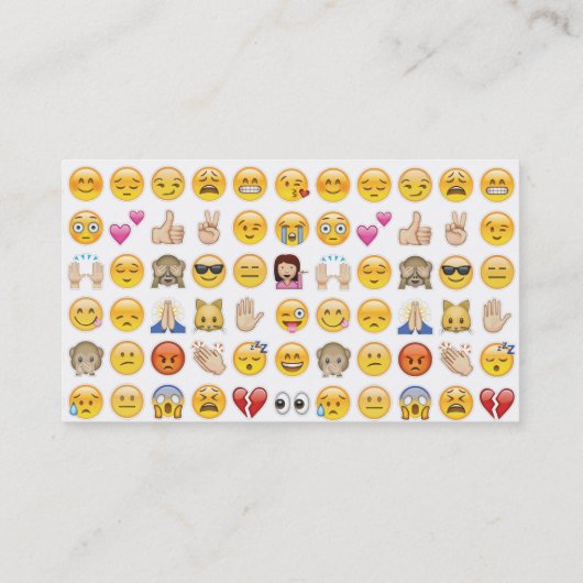 emoji visitekaartjes (Achterkant)
