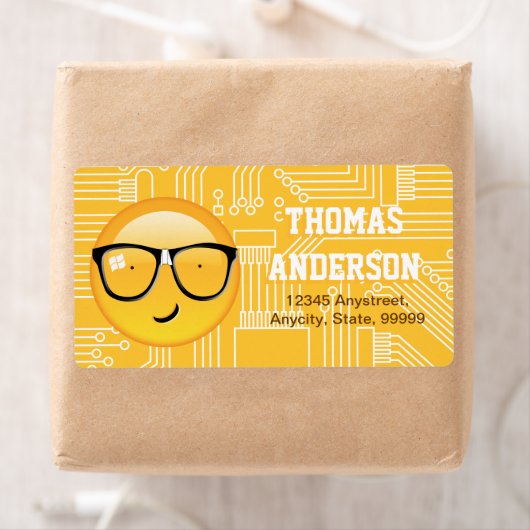 Emoji Volleally Techie ID229 Etiket (Insitu)