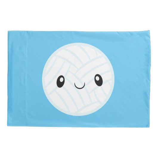 Emoji Volleyabll Kussensloop (Achterkant)