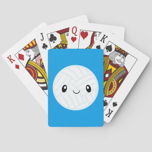 Emoji Volleyabll Speelkaarten (Achterkant)