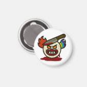 Emoji Waanzin Magneet (Voorkant / Achterkant)