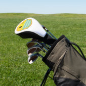 Emoji Wearing Mask Golfheadcover (Insitu)