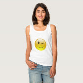 Emoji wink Tanktop (Volledige Voorkant)