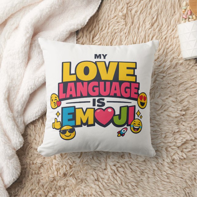 Emoji Worp Kussen | Grappige Emoji Liefhebber Deco (Deken)
