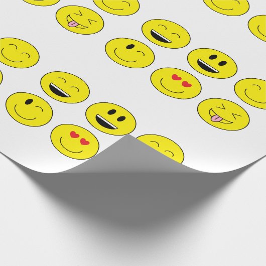 Emoji Wrapping Paper Cadeaupapier (Hoek)