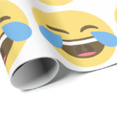 Emoji Wrapping Paper lachen Cadeaupapier (Rol Hoek)