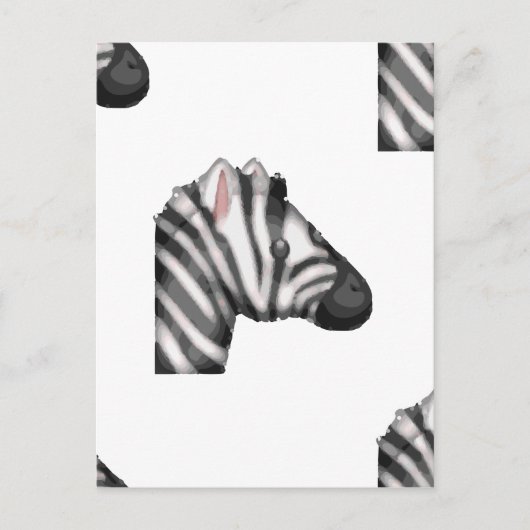 emoji zebra briefkaart (Voorkant)