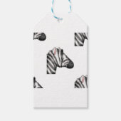 emoji zebra cadeaulabel (Voorkant)