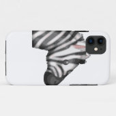 emoji zebra Case-Mate iPhone case (Achterkant (horizontaal))