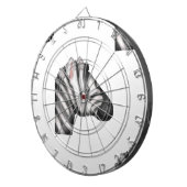 emoji zebra dartbord (Voorkant Rechts)
