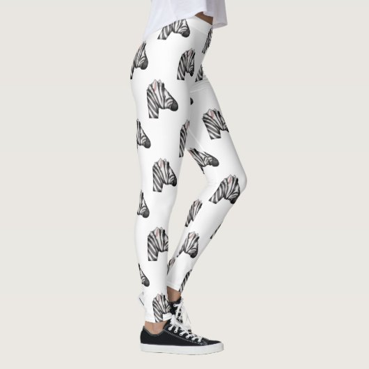 emoji zebra leggings (Rechts)