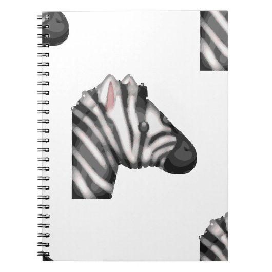emoji zebra notitieboek (Voorkant)