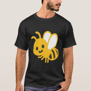 Emoji zoemende bij Schattigee honinggele hommel in T-shirt