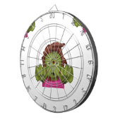 emoji zombie dartbord (Voorkant Rechts)