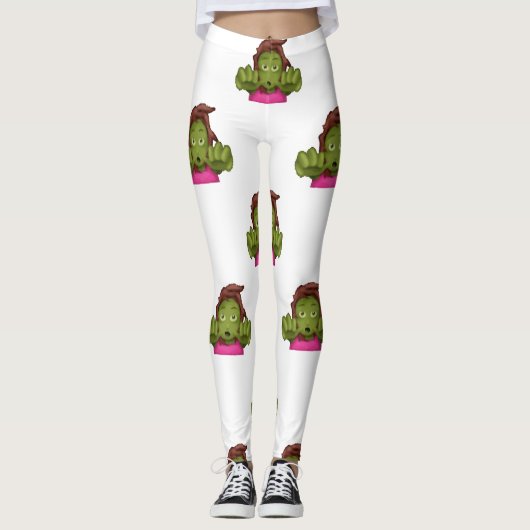 emoji zombie leggings (Voorkant)