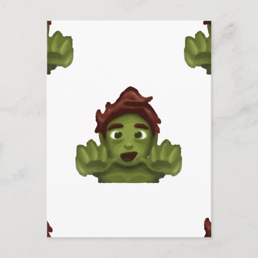 emoji zombie man briefkaart (Voorkant)