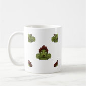 emoji zombie man koffiemok (Links)