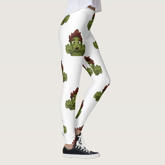emoji zombie man leggings (Rechts)